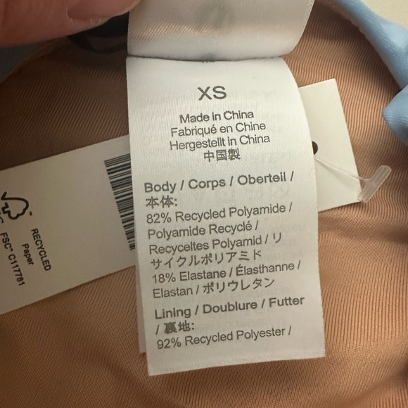 J.Crew Curved-Waist Cheeky Bikini Swim Bottoms Size XS Blue Mist - Picture 3 of 6